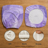 Purple Marble Chair Cover - Deskneko