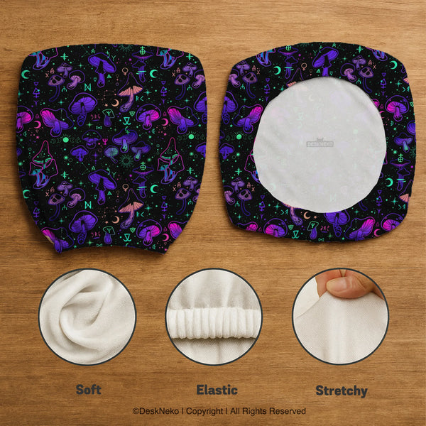 Neon Mushrooms Chair Cover - Deskneko