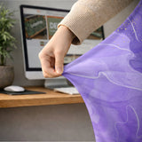 Purple Marble Chair Cover - Deskneko