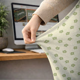 Green Floral Chair Cover - Deskneko