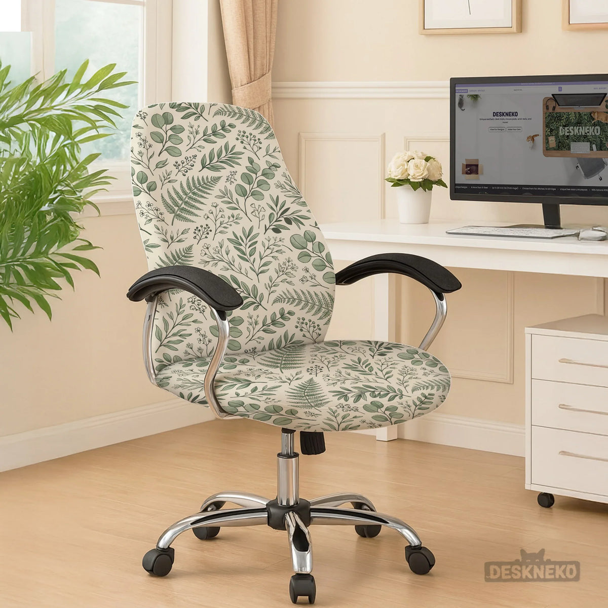 Fern Chair Cover - Deskneko