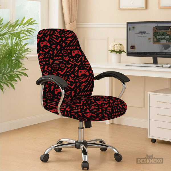 Red Gaming Chair Cover - Deskneko