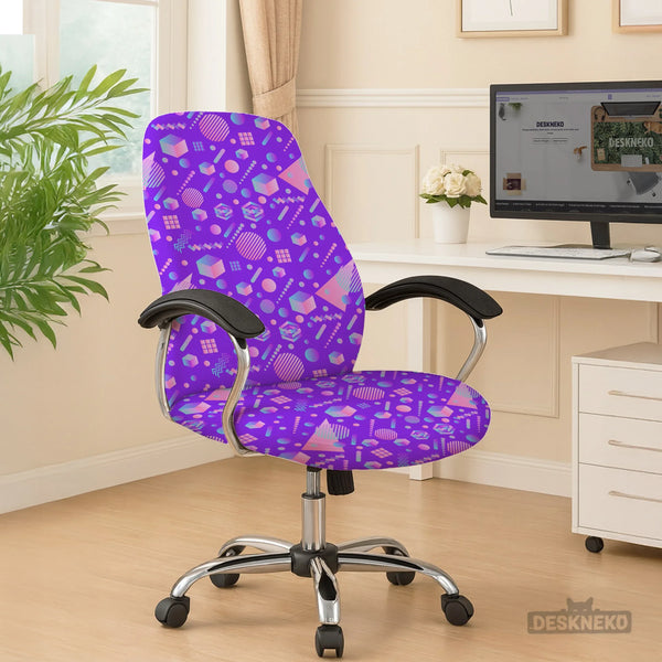 Geometric Chair Cover - Deskneko