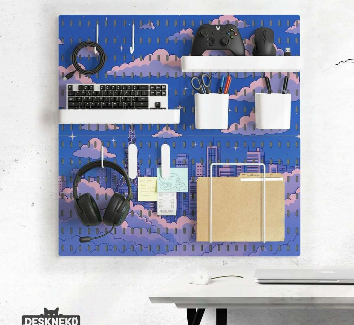 Anime Pegboard Organizer - Deskneko