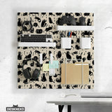 Black Cats Pegboard - Deskneko