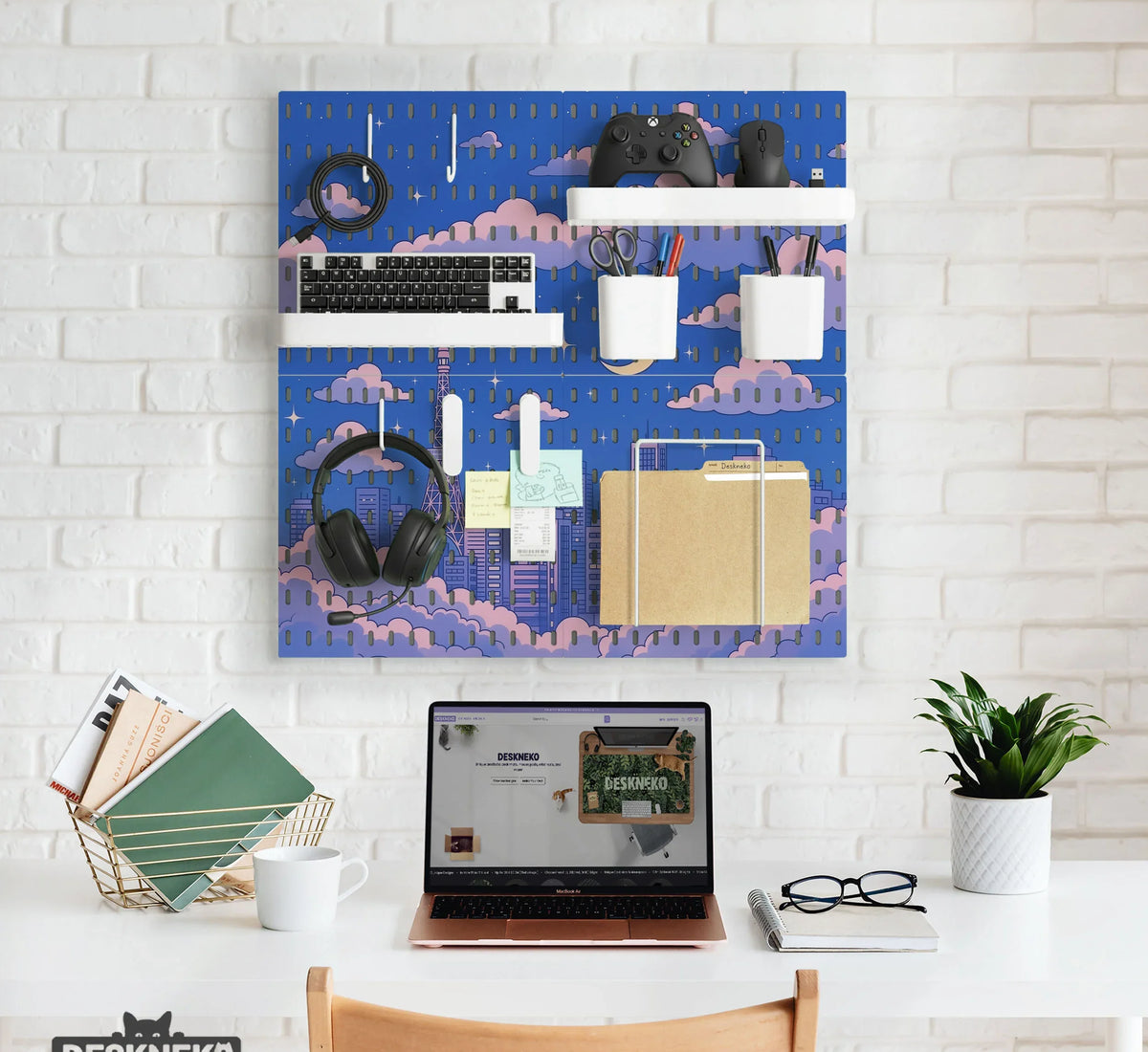 Anime Pegboard Organizer - Deskneko