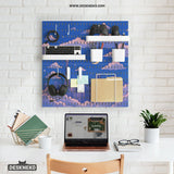 Anime Pegboard Organizer - Deskneko