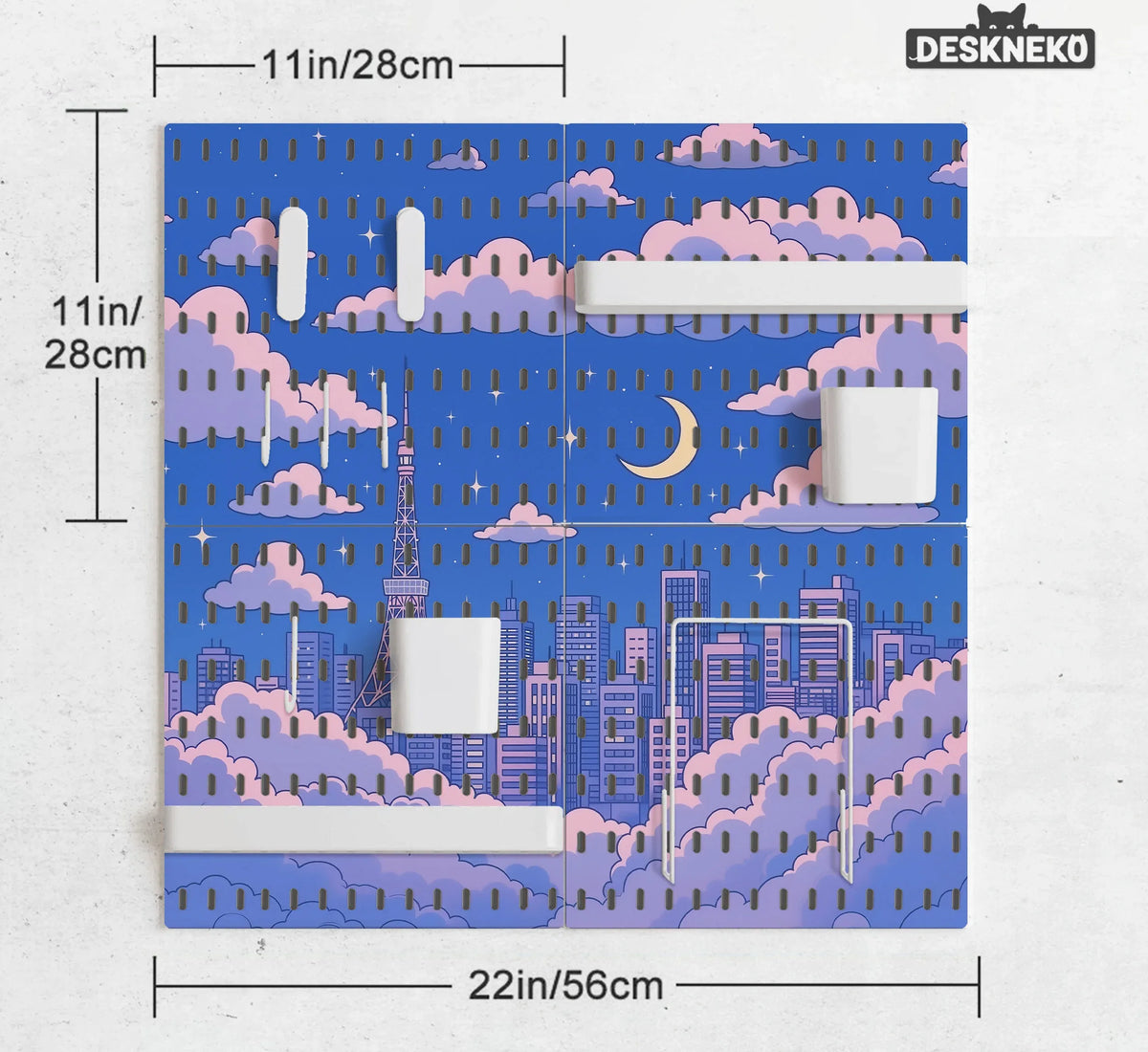 Anime Pegboard Organizer - Deskneko