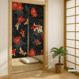 Japanese Koi Fish Noren Door Curtain Room Divider - Deskneko