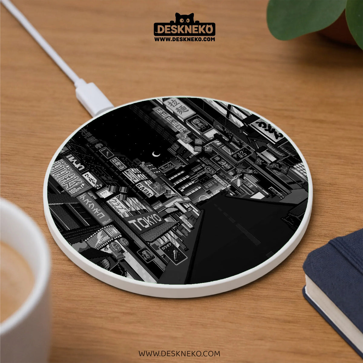 Tokyo Pixel Night Wireless Charger - Deskneko
