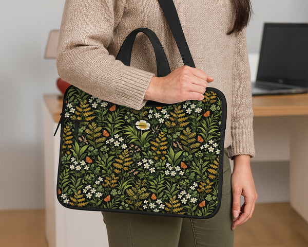 Wildflower Laptop Sleeve & Bag - Laptop Sleeve - Deskneko - Laptop Sleeves & Bags