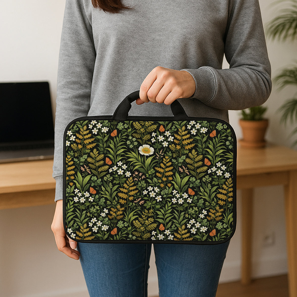 Wildflower Laptop Sleeve & Bag - Laptop Sleeve - Deskneko - Laptop Sleeves & Bags