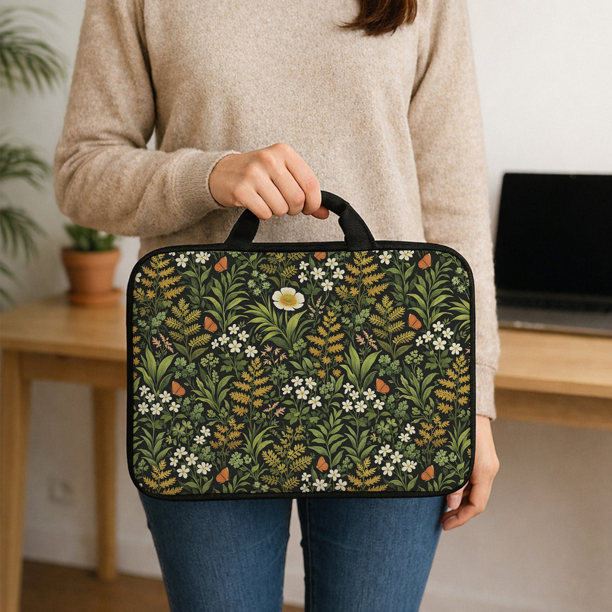 Wildflower Laptop Sleeve & Bag - Laptop Sleeve - Deskneko - Laptop Sleeves & Bags