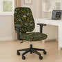 Wildflower Garden Desk Chair Cover - Chair Covers - Deskneko - Desk Chair Covers
