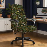 Wildflower Garden Desk Chair Cover - Chair Covers - Deskneko - Desk Chair Covers