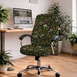 Wildflower Garden Desk Chair Cover - Chair Covers - Deskneko - Desk Chair Covers