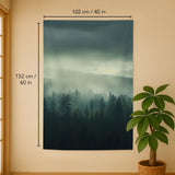 Misty Forest Noren Door Curtain - Deskneko