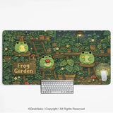 Frog Garden Deskmat - Deskneko
