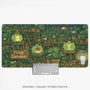 Frog Garden Deskmat - Deskneko