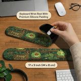 Frog Garden Deskmat - Deskneko