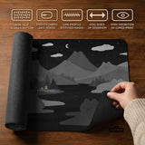 Midnight Cat Mountains Mousepad - Deskneko