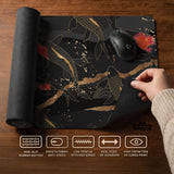 Koi Waves Desk Mat - Desk Mat - Deskneko - Desk Mats & Mousepads