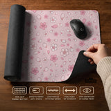 Sakura Gaming Desk Mat - LED Mousepad - Deskneko - Gaming Desk Mats