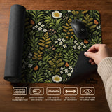 Dark Botanical Desk Mat - Desk Mat - Deskneko - Desk Mats & Mousepads