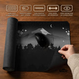 Black Mount Fuji Desk Mat - Deskneko