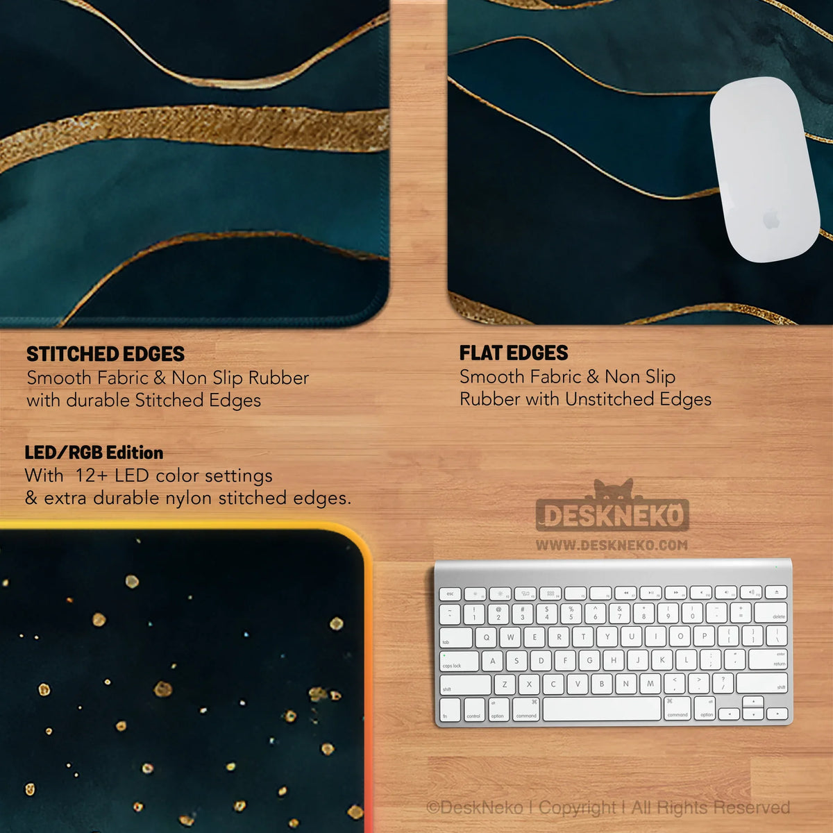 Moonrise Desk Mat - Deskneko
