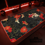 Koi Fish RGB Desk Mat - Deskneko