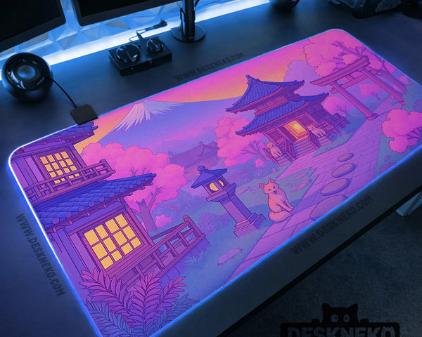 Pastel Sakura Anime Mousepad - Deskneko