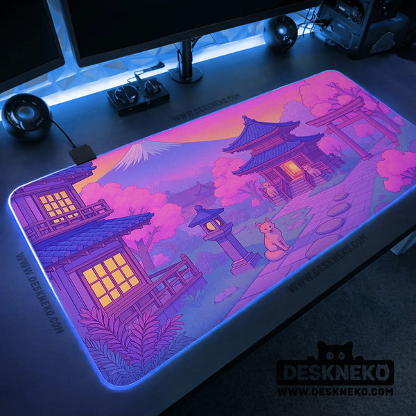 Pastel Sakura Anime Mousepad - Deskneko