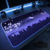 Blue Mount Fuji Desk Mat Mousepad - Desk Mat - Deskneko - Desk Mats & Mousepads