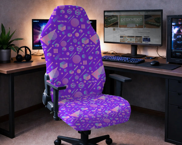 Geometric Chair Cover - Deskneko