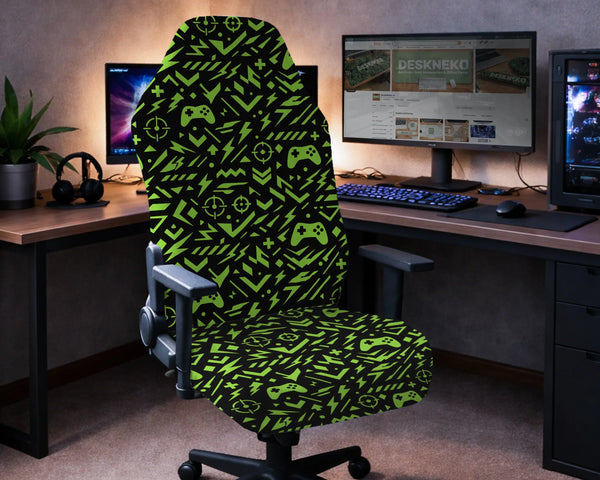 Neon Gaming Chair Cover - Deskneko