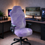 Purple Marble Chair Cover - Deskneko