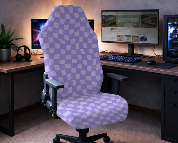Purple Chair Cover - Deskneko
