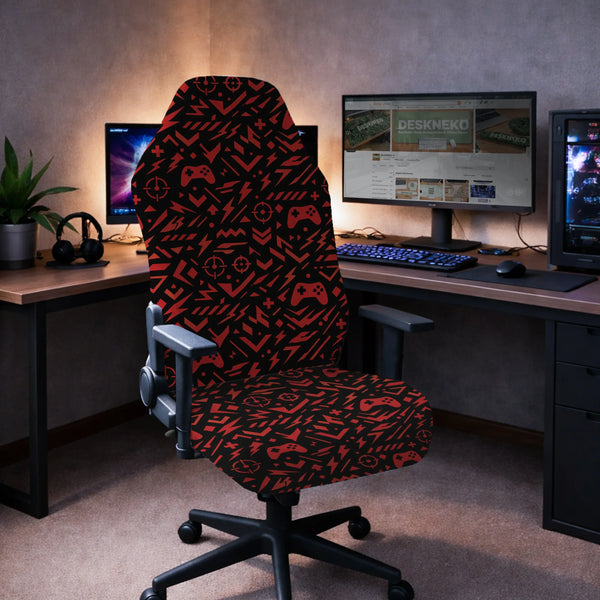 Red Gaming Chair Cover - Deskneko