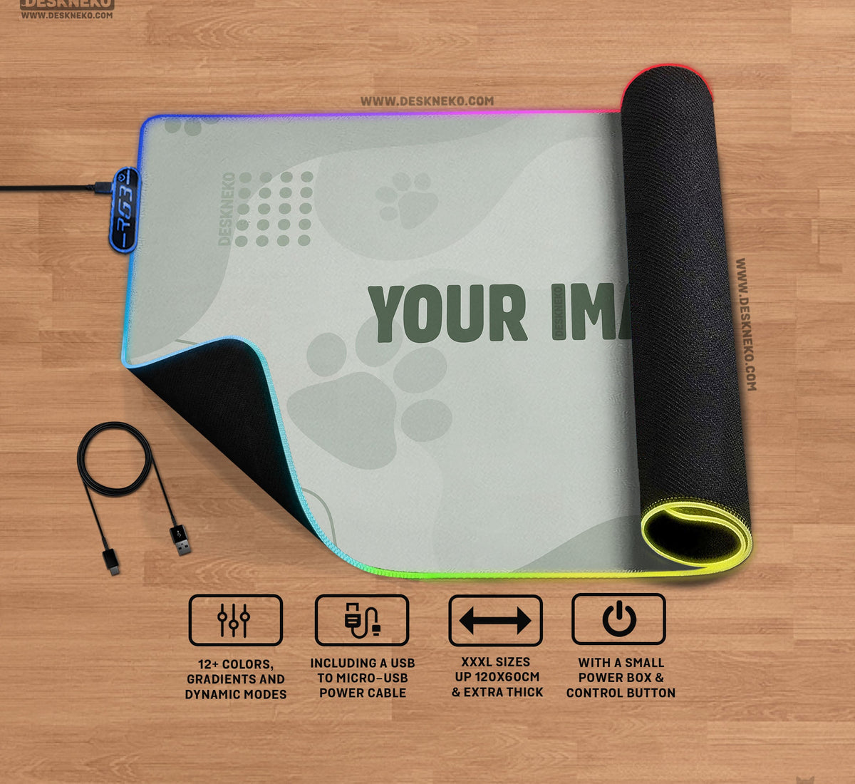 Custom Desk Mat - Desk Mat - Deskneko - Desk Mat - 0000006