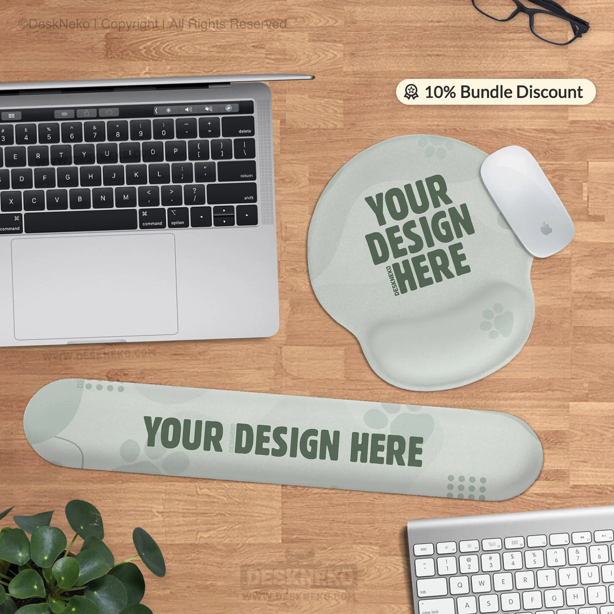 Custom Wrist Rest - Deskneko