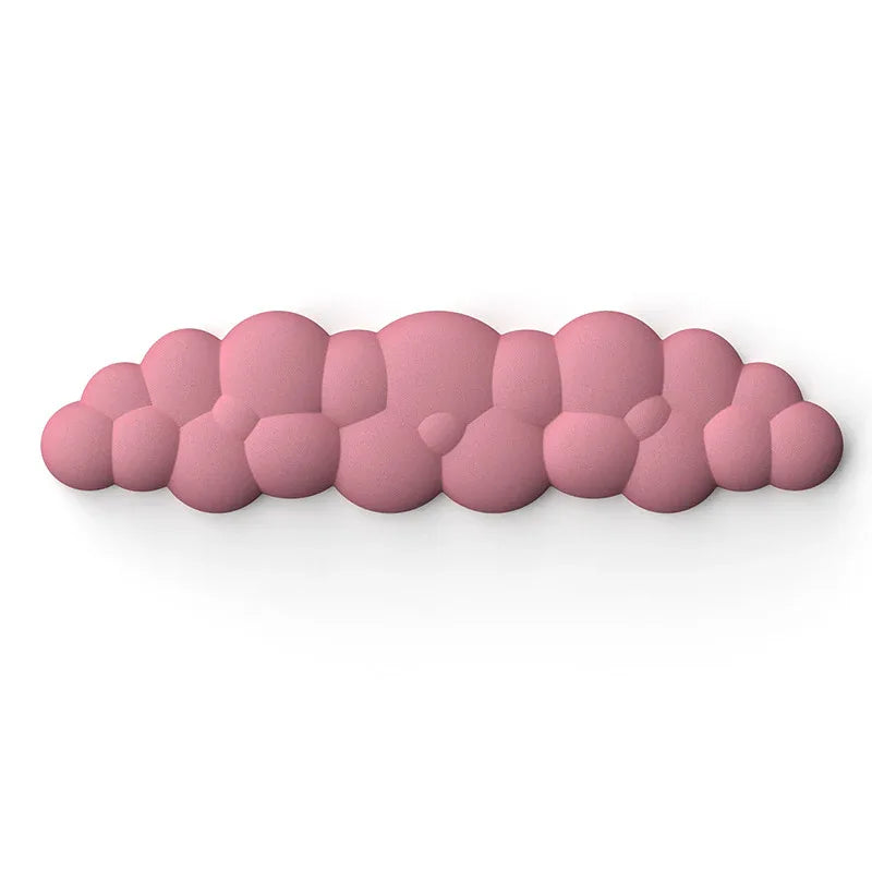 Cloud Keyboard Hand Wrist Rest Memory Foam Silicone Leather Mouse Pad Wristband Pad - Deskneko