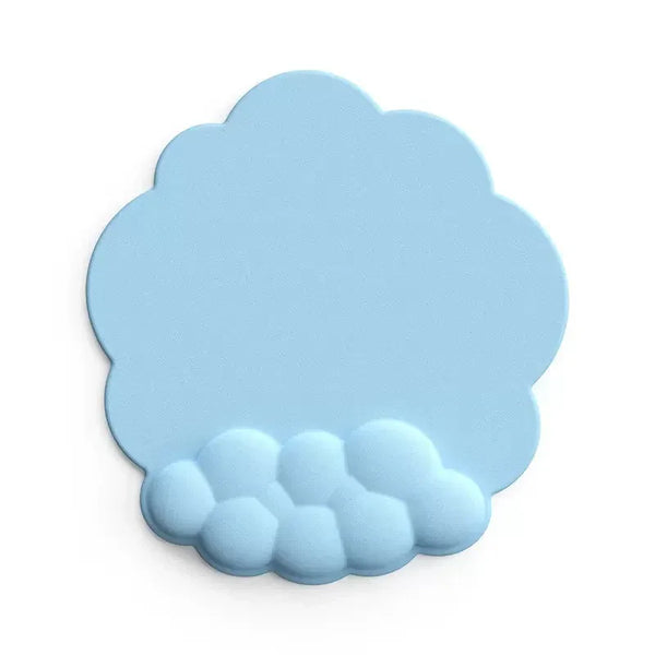Cloud Keyboard Hand Wrist Rest Memory Foam Silicone Leather Mouse Pad Wristband Pad - Deskneko