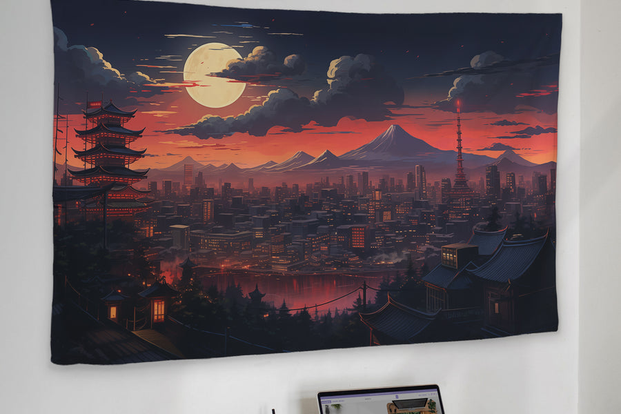 Japanese Landscape - Deskneko