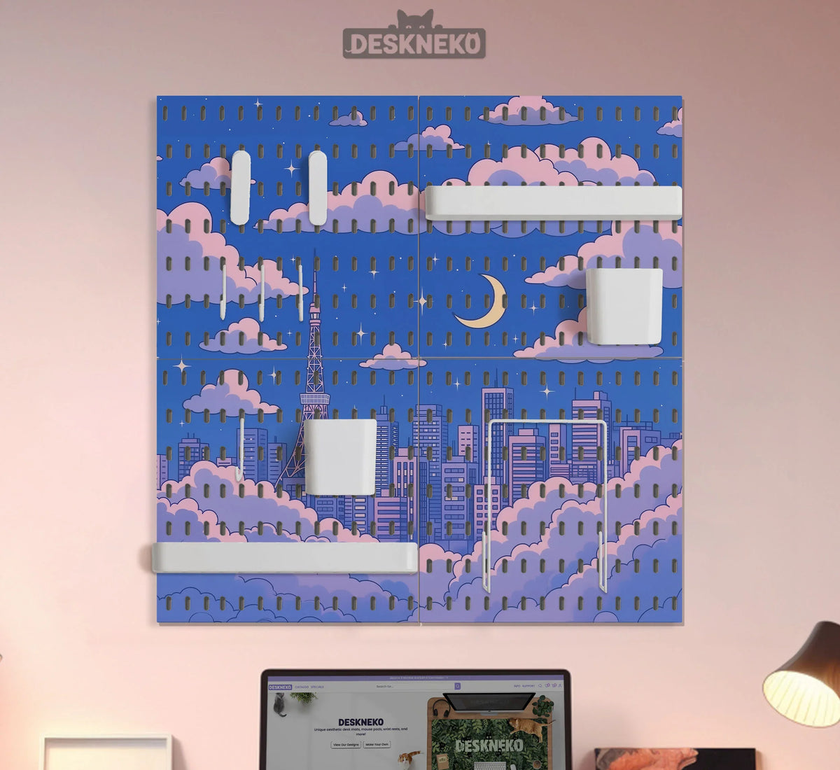 Anime Pegboard Organizer - Deskneko