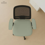 Sage green chair cover options shown for a high back gaming or office chair, including full chair cover, back and seat cover, seat-only cover, and armrest-only cover styles.