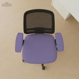 Purple chair cover options shown for gaming chairs and office chairs, including full chair covers, back-and-seat covers, seat-only covers, and armrest-only covers.