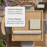 Sage green mahjong mat with vine and botanical artwork in cream neutral tones, shown in a cottagecore style with a tablecloth-style format.
